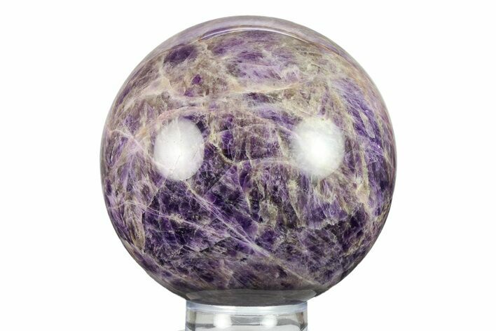 Polished Amethyst Sphere - Brazil #285036